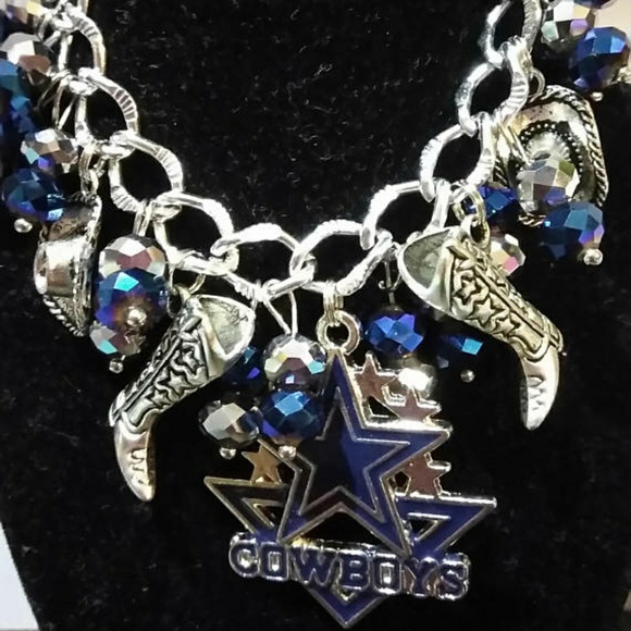 Dallas Cowboys Inspired Charm Bracelet - Picture 1 of 1